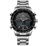 Luxury Brand NAVIFORCE Men Fashion Sport Watches Men's Quartz Digital Analog Clock Man Full Steel Wrist Watch relogio masculino