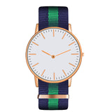 Hot Ultra Slim Quartz Watch Simple Nylon Band Relogio Masculino Fashion woman men Wristwatches 18 Styles