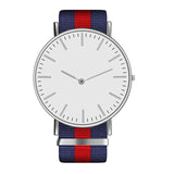 Hot Ultra Slim Quartz Watch Simple Nylon Band Relogio Masculino Fashion woman men Wristwatches 18 Styles