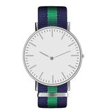 Hot Ultra Slim Quartz Watch Simple Nylon Band Relogio Masculino Fashion woman men Wristwatches 18 Styles