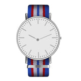 Hot Ultra Slim Quartz Watch Simple Nylon Band Relogio Masculino Fashion woman men Wristwatches 18 Styles