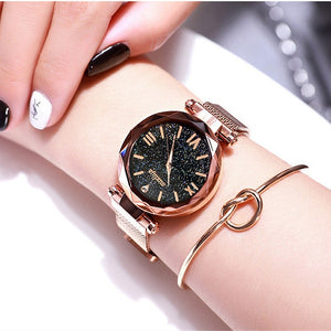 2019 Women Watches Magnetic Starry Sky Female Clock Quartz Wristwatch Fashion Ladies Wrist Watch reloj mujer relogio feminino