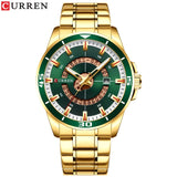 CURREN Stainless Steel Men's Watch Fashion Design Quartz Wristwatch with Date Clock Male Reloj Hombre Watch Men