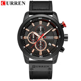 CURREN Top Luxury Brand Men Analog Digital Leather Sports Watches Men's Army Military Watch Man Quartz Clock Relogio Masculino