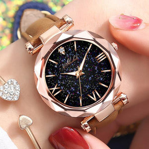 Luxury Starry Sky Female Clock Quartz Watches Women Fashion Ladies Wrist Watch reloj mujer relogio feminino Wristwatch