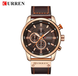 CURREN 8291 Luxury Brand Men Analog Digital Leather Sports Watches Men's Army Military Watch Man Quartz Clock Relogio Masculino