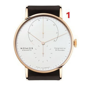 Hot Sales Men's Quartz Two Needle Half Watch Alloy Stainless Steel Watch Nomos-2 Watch