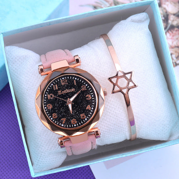 Top Sale Starry Sky Women Bracelet Watches Casual Ladies Wrist Watch Quartz Wristwatch Female Clock reloj mujer Relogio Feminino