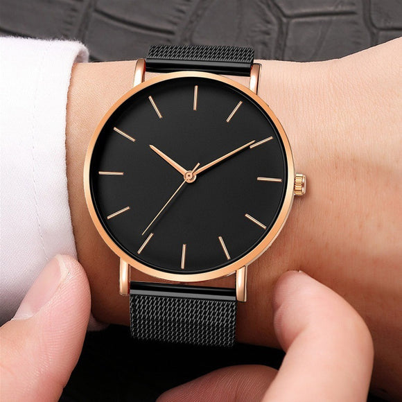 2020 Men Watches Famous Luxury Brand Male Clock Steel Watch Men Business Classic Quartz Man Wrist Watch For Men's Wristwatch