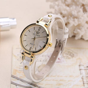 Women Casual Watches Round Dial Rivet PU Leather Strap Wristwatch Ladies Analog Quartz Watch Gift часы женские DOD886