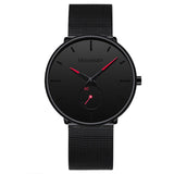 relogio masculino Men's Fashion Casual Watches Minimalist Men Business Clock Male Stainless Steel Mesh Belt Simple Quartz Watch