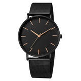 Watch Men Minimalist Business Sport Mesh Belt ultra-thin Quartz The Men's Watches Male Clock Hour relogio masculino reloj hombre