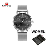 NAVIFORCE Women Watches Top Brand Luxury Waterproof Women Watch Fashion Couples Watch Bracelet donna orologio reloj mujer