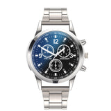 Men's Quartz Watch Luxury Quartz wristwatch Stainless Steel Dial Casual Bracele Watch  שעון גברים erkek kol saati montre homme