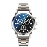 Men's Quartz Watch Luxury Quartz wristwatch Stainless Steel Dial Casual Bracele Watch  שעון גברים erkek kol saati montre homme