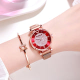 Luxury Diamond Women Watches 2019 Rose Gold Magnetic Ladies Wrist Watches For Women Bracelet Watch Female Clock Relogio Feminino