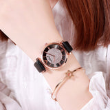 Luxury Diamond Women Watches 2019 Rose Gold Magnetic Ladies Wrist Watches For Women Bracelet Watch Female Clock Relogio Feminino