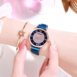 Luxury Diamond Women Watches 2019 Rose Gold Magnetic Ladies Wrist Watches For Women Bracelet Watch Female Clock Relogio Feminino