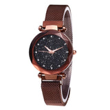 Fashion Watch Star Sky Watch Ladies Magnet Stone Milan Mesh Belt Women's Watch ladies watch watch women