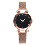 2019 New brand Starry Sky Women Watch Fashion Elegant Magnet Buckle Vibrato Purple Gold Ladies Wristwatch Luxury Women Watches