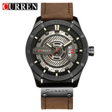 2018 Luxury Brand CURREN Men Military Sports Watches Men's Quartz Date Clock Man Casual Leather Wrist Watch Relogio Masculino