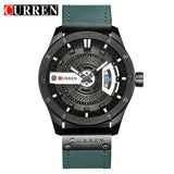 2018 Luxury Brand CURREN Men Military Sports Watches Men's Quartz Date Clock Man Casual Leather Wrist Watch Relogio Masculino