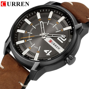 Luxury Brand CURREN Men Military Sports Watches Men's Quartz Clock Man Casual Leather Wrist Watch Relogio Masculino