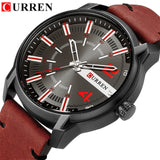 Luxury Brand CURREN Men Military Sports Watches Men's Quartz Clock Man Casual Leather Wrist Watch Relogio Masculino