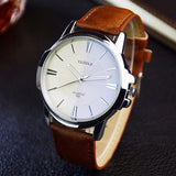 Hot YAZOLE Mens Watches Top Brand Luxury Blue Glass Watch Men Wristwatch Waterproof Leather Roman Men's Watch Male Clock relojes