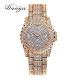 Women Quartz Watch Fashion Bling Casual Ladies Watch Female Quartz Gold Watch Crystal Diamond For Women Clock