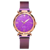 Rose Gold Women Watch 2019 Top Brand Luxury Magnetic Starry Sky Lady Wrist Watch Mesh Female Clock For Dropship relogio feminino