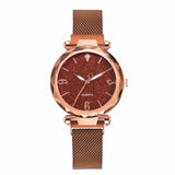 Hot Selling Women Magnet Buckle Starry Sky Watch Luxury Ladies Stainless Steel Quartz Watch Relogio Feminino Dropshipping