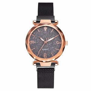 Hot Selling Women Magnet Buckle Starry Sky Watch Luxury Ladies Stainless Steel Quartz Watch Relogio Feminino Dropshipping