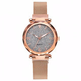 Hot Selling Women Magnet Buckle Starry Sky Watch Luxury Ladies Stainless Steel Quartz Watch Relogio Feminino Dropshipping