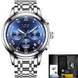 2019 New Watches Men Luxury Brand LIGE Chronograph Men Sports Watches Waterproof Full Steel Quartz Men's Watch Relogio Masculino