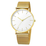 2019 Women Watches Mesh Band Stainless Steel Quartz Wristwatch Minimalism Lady Business Luxury Watches Simple Black reloj mujer