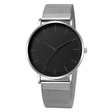 2019 Women Watches Mesh Band Stainless Steel Quartz Wristwatch Minimalism Lady Business Luxury Watches Simple Black reloj mujer